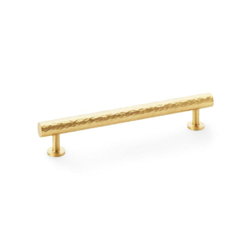 STUDIO Bexhill 160mm Hammered Handle - Satin Brass in Satin Brass