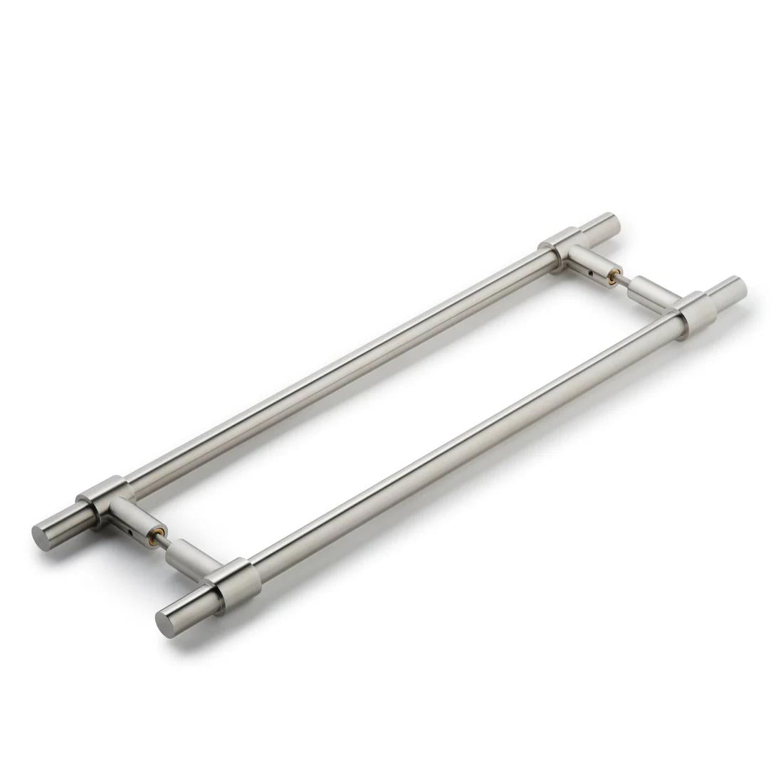 Coast 400mm Entrance Handle 316SS - Back-to-Back - Satin Stainless Steel in Satin Stainless