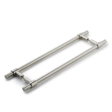 Coast 400mm Entrance Handle 316SS - Back-to-Back - Satin Stainless Steel in Satin Stainless