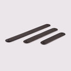 Curved Handle Backplate  - 128mm Antique Bronze in Antique Bronze