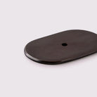 Curved Knob Backplate - Antique Bronze in Antique Bronze