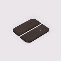 Fred & Ginger Backpate - Antique Bronze in Antique Bronze