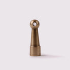 Gallery Rail Middle Post - Acid Washed Brass in Acid Washed Brass