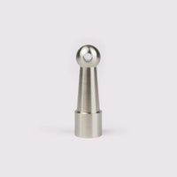 Gallery Rail Middle Post - Satin Nickel in Satin Nickel