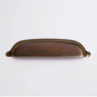 Halifax Hooded Cup Pull - Oil Rubbed Bronze in Oil Rubbed Bronze
