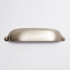 Halifax Hooded Cup Pull - Satin Nickel in Satin Nickel