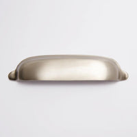 Halifax Hooded Cup Pull - Satin Nickel in Satin Nickel