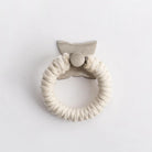 Rope Pull - White Rope with Satin Nickel in Satin Nickel