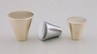 Cone Cabinet Knob 19mm Brushed Nickel in Satin Nickel