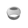 Cable Outlet - Zinc 13mm x Ø60mm  Double Polished Chrome in Polished Chrome