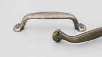 Handle 96mm C to C Distressed Rustic Copper in Rustic Copper