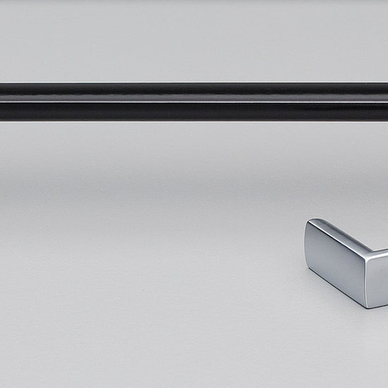 Oblong Cabinet Pull Handle in Matt Black