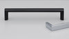 Oblong Cabinet Pull Handle in Matt Black