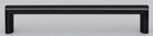 Kethy D290 oblong cabinet pull handle in black finish, showcasing sleek, modern design for kitchen or furniture drawers.