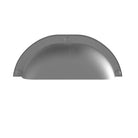 Traditional Shell 64mm CTC 100mm O/A in Satin Chrome