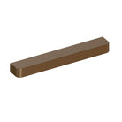 Kethy Slimline Handle D653 in oil-rubbed bronze finish, showing a sleek, modern door handle with a curved design.