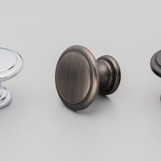 Knob 29.8mm Brass Plated Matt in Brass Matt