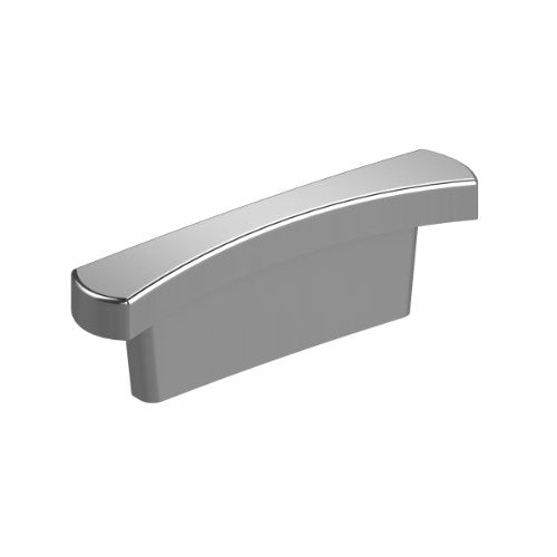 Kethy DK4540 bow tie cabinet knob with a polished chrome finish, featuring a sleek, modern design for furniture hardware.