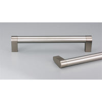 18mm dia Cabinet Pull Handle, Zamac Posts Tapered 800mm with 784mm CTC in Satin Stainless