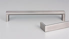 22mm Flat Top Cabinet Pull Handle 138mm with 128mm CTC in Satin Stainless