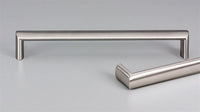 19mm Oval Cabinet Pull Handle 138mm with 128mm CTC in Satin Stainless