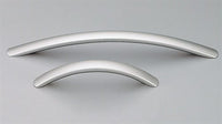 Oval Bow Cabinet Pull Handle 128mm in Clear Anodised