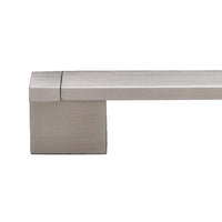 12mm Flat Top Face Mount 608mm CTC in Satin Stainless