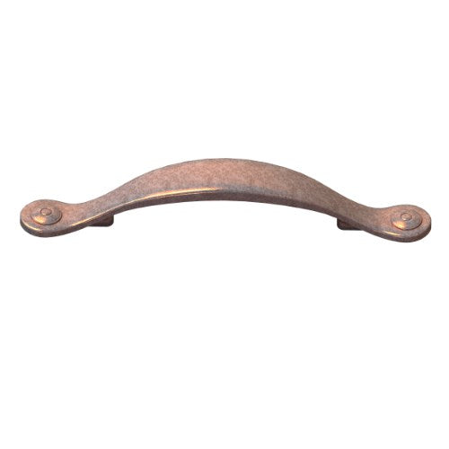 Rd Hampton Handle 96mm in Antique Copper