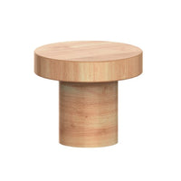 Kethy Timber Circum Knob L4317 in oak finish, featuring a smooth round wooden design for cabinet or furniture use.