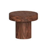 Kethy Timber Circum Knob L4317 in warm natural wood finish, showcasing its round shape and smooth surface for furniture decor.