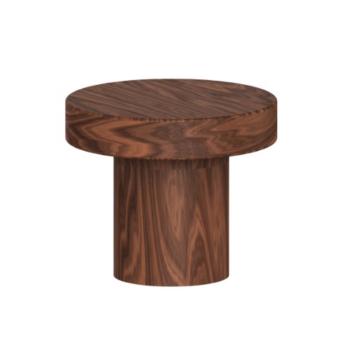 Kethy Timber Circum Knob L4317 in warm natural wood finish, showcasing its round shape and smooth surface for furniture decor.