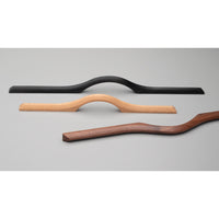 Kethy Nyborg L6870 cabinet pull handle in brushed nickel finish, featuring a sleek, modern design for kitchen or bathroom cabinets.