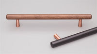 Tilla Timber Cabinet Pull. Tilla Cabinet Pull Handle 160mm CTC in Black / Copper
