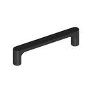 Kethy Timber Pinta Timber Cabinet Pull in black finish, showing sleek handle design on a wooden cabinet.