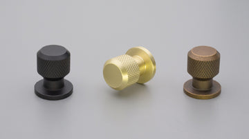 Herning Knob 30mm Black Paint Matt#7 in Matt Black