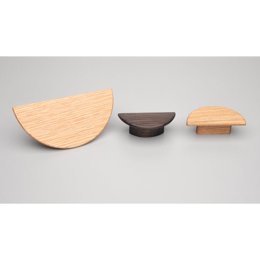 Horizon Handle 64mm Oak Raw in Raw Oak