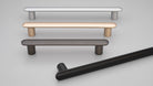 Yarra Handle 288mm C to C Matt Silver Paint in Matt Silver Paint