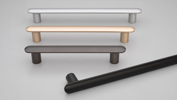 Yarra Handle 288mm C to C Matt Silver Paint in Matt Silver Paint