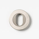 Escutcheon Oval Nickel 55mm Set in Nickel