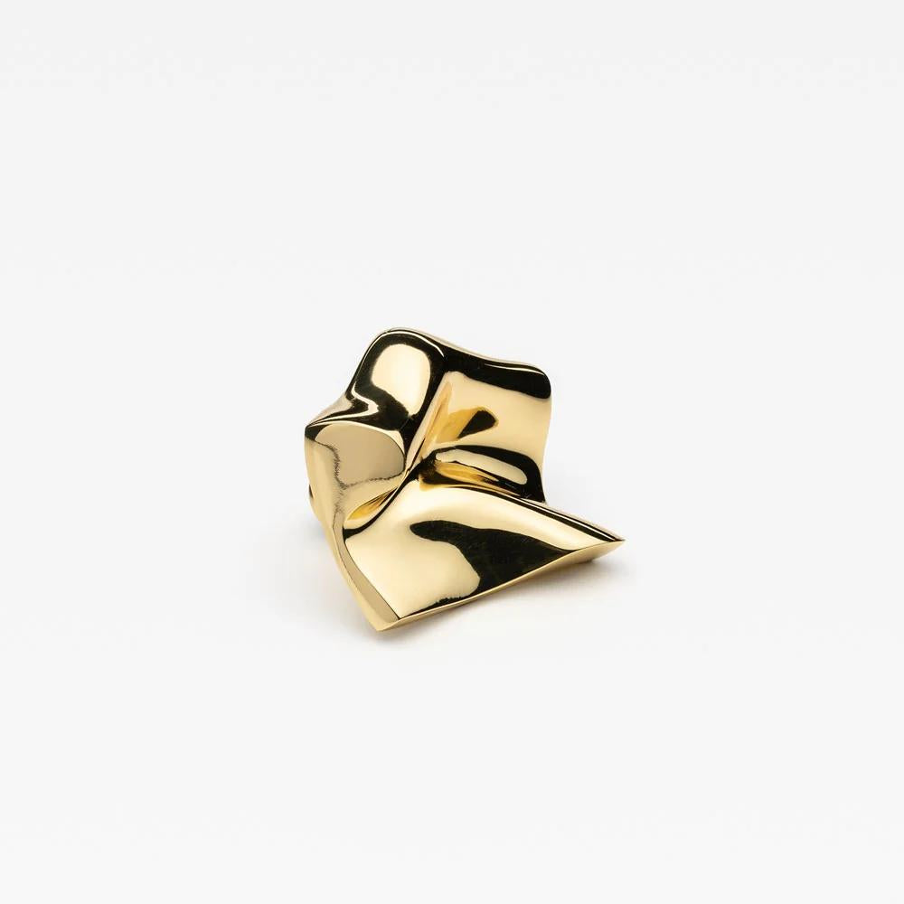 Lucia Knob I Polished Brass 55mm (2.17") in Polished Brass