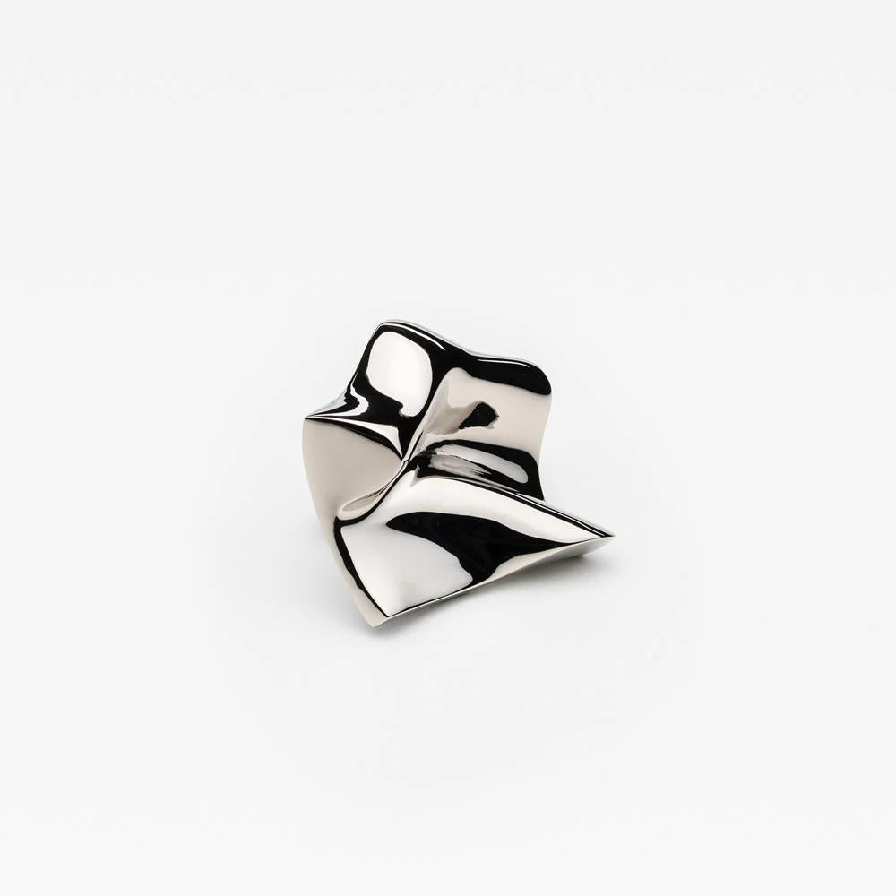 Lucia Knob I Polished Nickel 55mm (2.17") in Polished Nickel