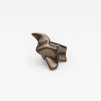 Lucia Knob II Oil Rubbed Bronze 70mm (2.76") in Oil Rubbed Bronze