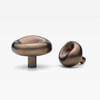 Orietta Knob Oil Rubbed Bronze 40mm (1.57") Small in Oil Rubbed Bronze