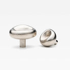 Orietta Knob Pewter 40mm (1.57") Small in Pewter