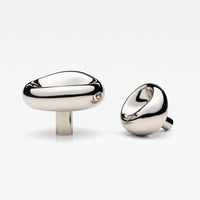 Orietta Knob Polished Nickel 40mm (1.57") Small in Polished Nickel