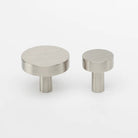 Lo & Co Ascot Knob in Brushed Nickel