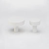 Lo & Co Ascot Knob in Matt White