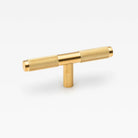 Linear T-Pull Brass in Natural Brass