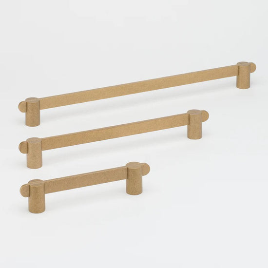 Lo & Co Intersect Pull in Tumbled Brass