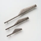 Outline_C Handle Tumbled Nickel in Tumbled Nickel